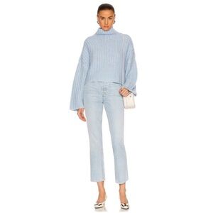 New GRLFRND Cassidy Midrise Straight Jeans In Park Slope Size 27